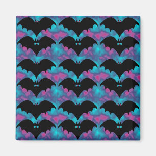 BatsAndBowsTILEpinkblue Magneet