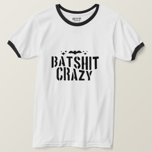 Batshit Crazy, Halloween T-shirt (Design voorkant)