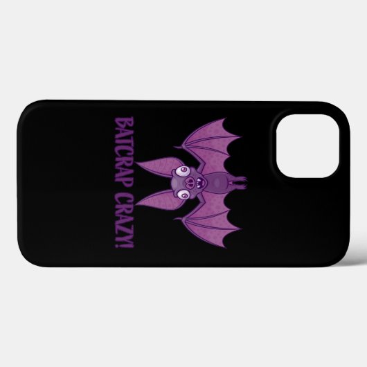 Batshit Crazy Wacky Cartoon Bat Case-Mate iPhone Case (Achterkant (horizontaal))