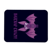 Batshit Crazy Wacky Cartoon Bat Magneet (Horizontaal)