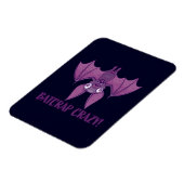Batshit Crazy Wacky Cartoon Bat Magneet (Linkerzijde)