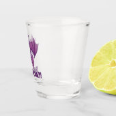 Batshit Crazy Wacky Cartoon Bat Shot Glas (Rechts)