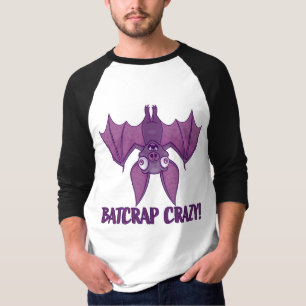 Batshit Crazy Wacky Cartoon Bat T-shirt