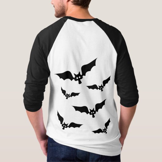Batshrooms Raglan T-shirt (Achterkant)