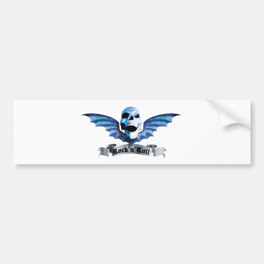 Batskull C Bumpersticker (Voorkant)