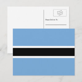Batswana Vlag, Vlag van Botswana Briefkaart