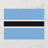 Batswana Vlag, Vlag van Botswana Briefkaart (Voorkant)