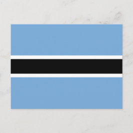Batswana Vlag, Vlag van Botswana Briefkaart