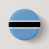 Batswana Vlag, Vlag van Botswana Ronde Button 3,2 Cm (Voorkant)