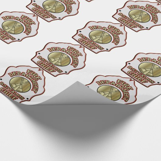 Battalion Chief Shield Design Cadeaupapier (Hoek)