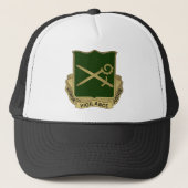 Battalion Crest van 385e MP Trucker Pet (Voorkant)