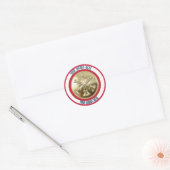 Battalion Fire Chief 3 Bugle Custom Sticker (Envelop)
