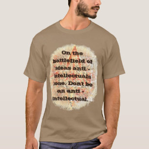 Battelfield van de tekst van Ideeën & pijl T-shirt