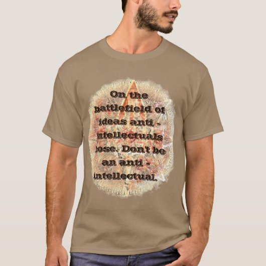 Battelfield van de tekst van Ideeën & pijl T-shirt (Voorkant)
