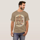 Battelfield van de tekst van Ideeën & pijl T-shirt (Voorkant volledig)