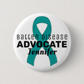 Batten Disease Advocate Lint Witte Button (Voorkant)