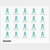 Batten Disease Advocate White Square Sticker (Vel)