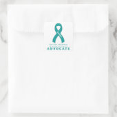 Batten Disease Advocate White Square Sticker (Tas)