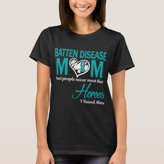 Batten Disease Moeder Ik Heb de Mijne Grootgebrach T-shirt (Voorkant)