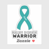 Batten Disease Warrior Vinyl Sticker (Vel)
