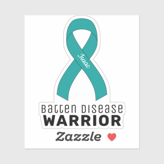 Batten Disease Warrior Vinyl Sticker (Vel)