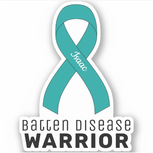 Batten Disease Warrior Vinyl Sticker (Voorkant)