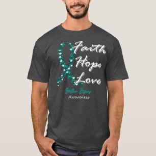 Batten Ziekte Bewustzijn Geloof Hoop Liefde In Dez T-shirt