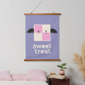 Battenberg Buddies - Wood Topped Wall Tapestry Hangend Wandkleed (Slaapkamer)