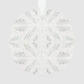 BATTENBURG KANT Acryl Ronde Kerstversiering Ornament (achterkant)