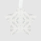 BATTENBURG KANT Acryl Sterren Ornament (achterkant)