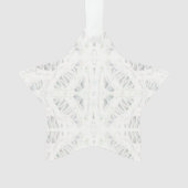 BATTENBURG KANT Acryl Sterren Ornament (voorkant)