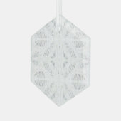 BATTENBURG KANT Glas Zeshoekige Ornament (Voorkant links)