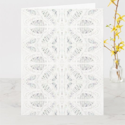 BATTENBURG KANT Groot Wenskaart Kaart (Gele Bloem)