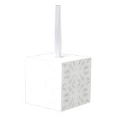 BATTENBURG KANT Houten Kubus Ornament (Achter hoekig)