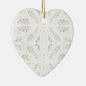 BATTENBURG KANT Keramisch Hart Ornament (Rechts)