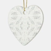 BATTENBURG KANT Keramisch Hart Ornament (Links)