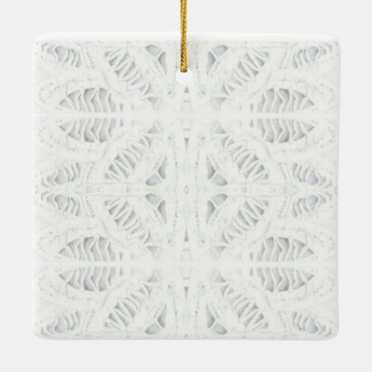 BATTENBURG KANT Keramisch Vierkant Ornament (Achterkant)