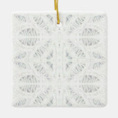 BATTENBURG KANT Keramisch Vierkant Ornament (Voorkant)