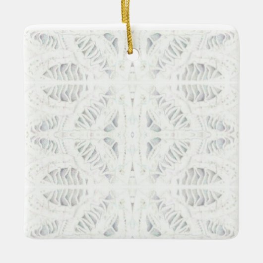 BATTENBURG KANT Keramisch Vierkant Ornament (Voorkant)