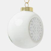BATTENBURG KANT Keramische Bal Hanger Ornament (Links)