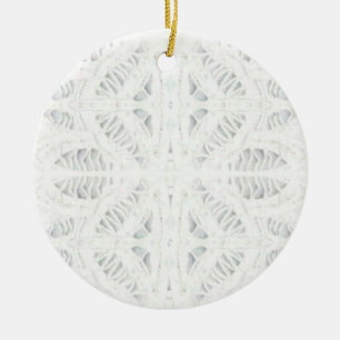 BATTENBURG KANT keramische cirkel Ornament