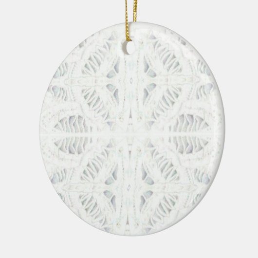 BATTENBURG KANT keramische cirkel Ornament (Links)