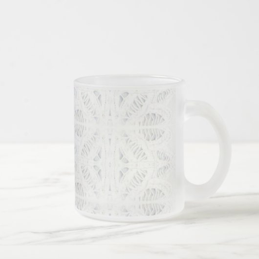 BATTENBURG LACE Frosted Glass Mok (Rechts)
