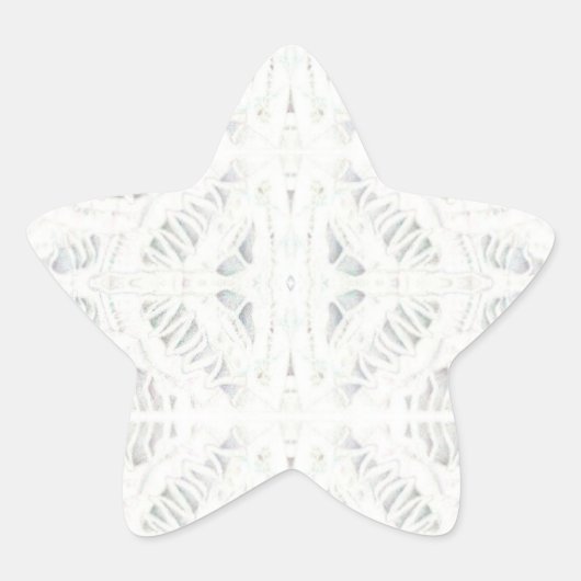 BATTENBURG LACE Star-Stickers Ster Sticker (Voorkant)