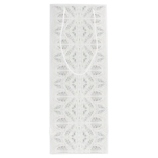BATTENBURG LACE Wine Gift Bag Wijn Cadeautas (Achterkant)