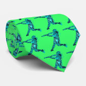 BATTER IN BLAUW STROPDAS (Opgerold)