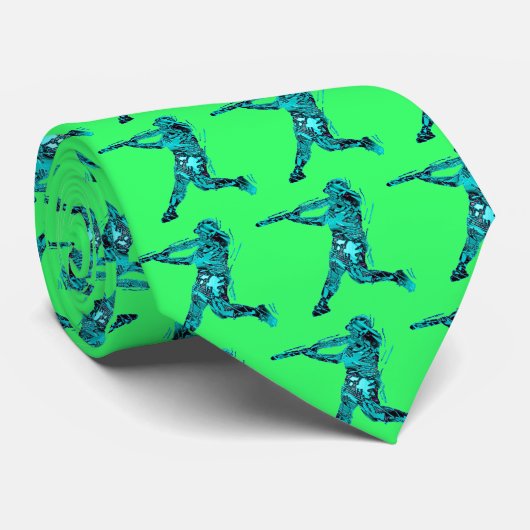 BATTER IN BLAUW STROPDAS (Opgerold)