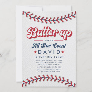 Batter omhoog Alle Star Event Baseball Kaart