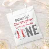 Batter omhoog! Baseball 1e verjaardag Bedankzakje (Geknipt)