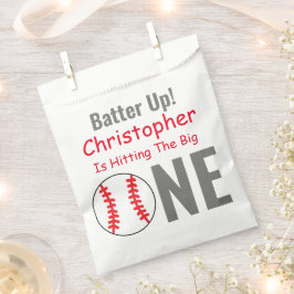 Batter omhoog! Baseball 1e verjaardag Bedankzakje